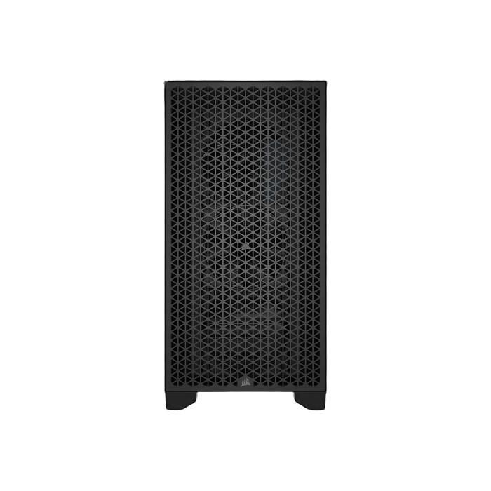 Corsair CC-9011251-WW 3000D Torre Media ATX, Panel de Vidrio Templado Negro con Iluminación RGB Multicolor, para Juegos y Montaje de PC