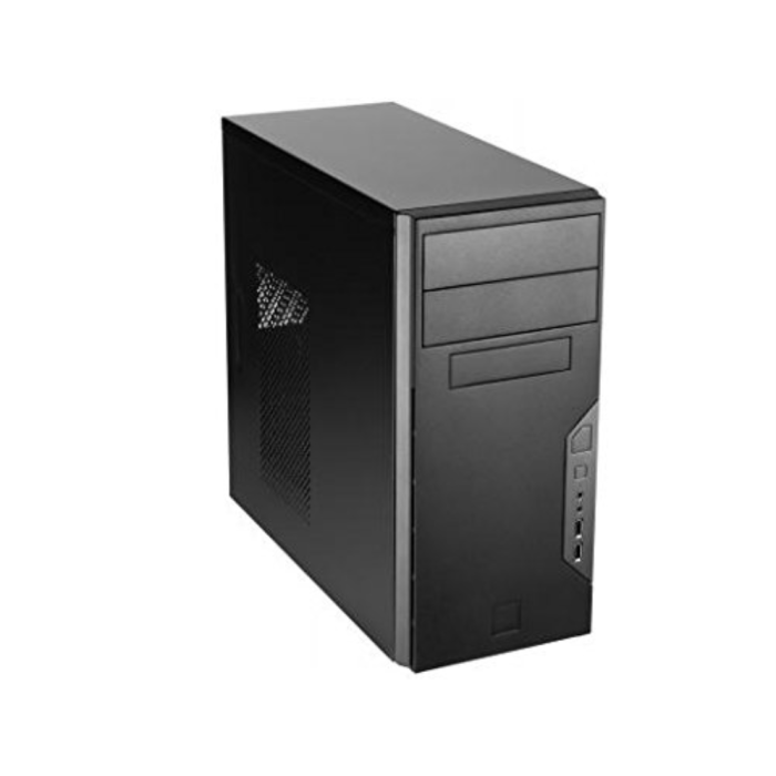 Antec VSK3000B-U3/U2 Caja PC Mini Torre Negra con Ventilador 92mm y Bahías 2.5/3.5 pulgadas
