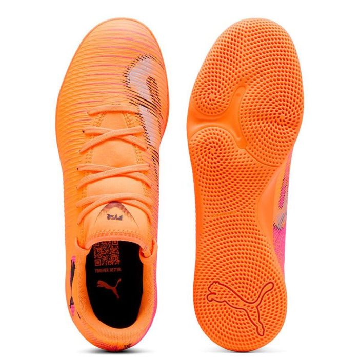Zapatillas de Fútbol Sala para Adultos Puma Future 8 Play IHeat Fire Naranja S 2