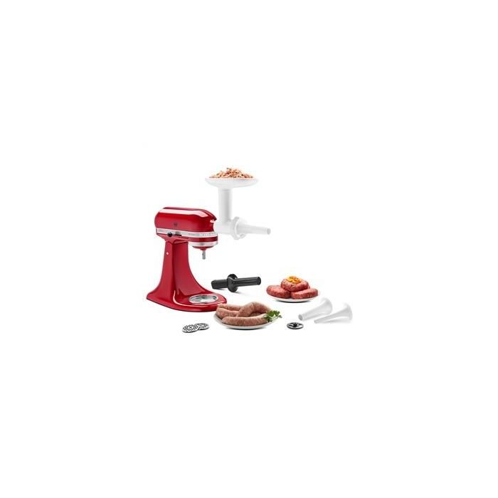 Kitchenaid 5KSMSSA Embutidor de Salchichas y Chorizo con Tubos Rellenos