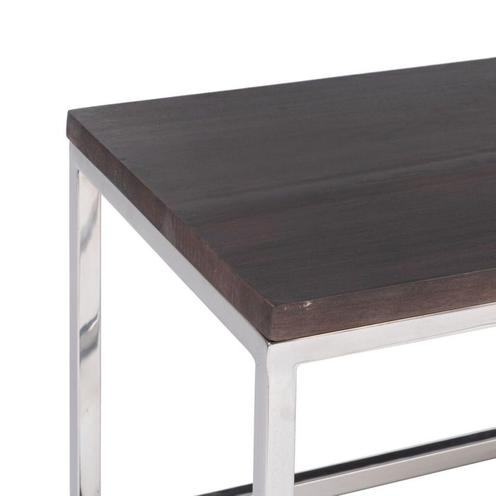 Mesa de Centro 152 x 38,5 x 38,5 cm Metal Madera 3 Unidades 6