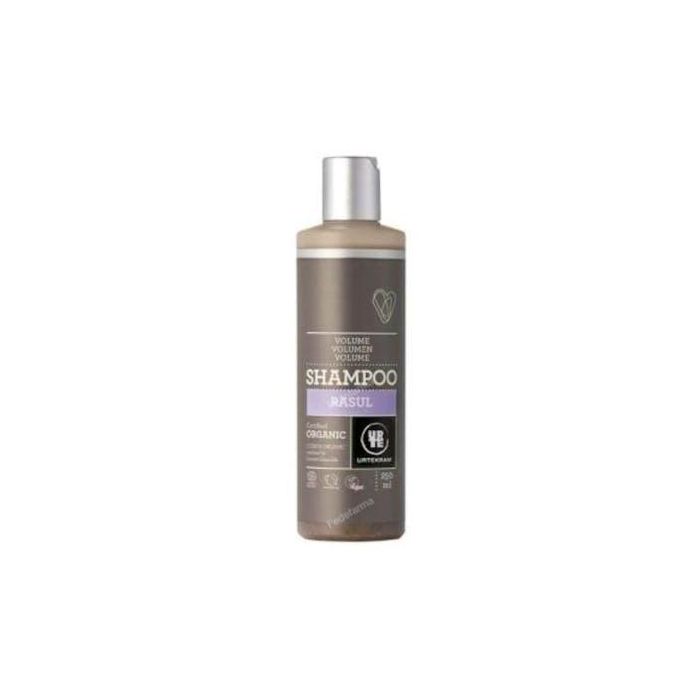 URTEKRAM Champú Rasul Cabello Graso 250ml – Eco Vegan COSMOS ORGANIC con Aloe Vera y Menta para Brillo y Volumen