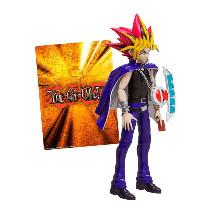 Bizak Figura Acción Yu-Gi-Oh! 13 cm 6 Puntos Articulación Personajes Principales DUEL DISK Tarjeta BONUS 1