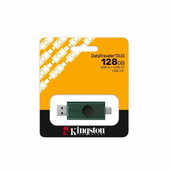 Memoria USB Kingston DTDEG2/128GB Negro Verde 128 GB 2 Memoria USB Kingston DTDEG2/128GB Negro Verde 128 GB 2