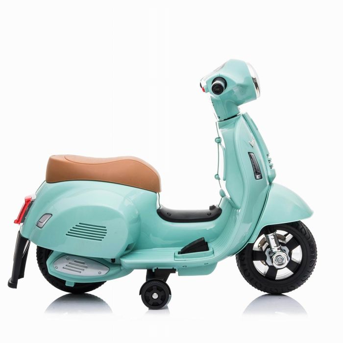 Tachan Mini Moto Eléctrica Vespa 6V Azul Celeste Licencia Oficial, Batería Recargable, 4 Ruedas, Luces y Sonidos para Niños +18m 3 Tachan Mini Moto Eléctrica Vespa 6V Azul Celeste Licencia Oficial, Batería Recargable, 4 Ruedas, Luces y Sonidos para Niños +18m 3