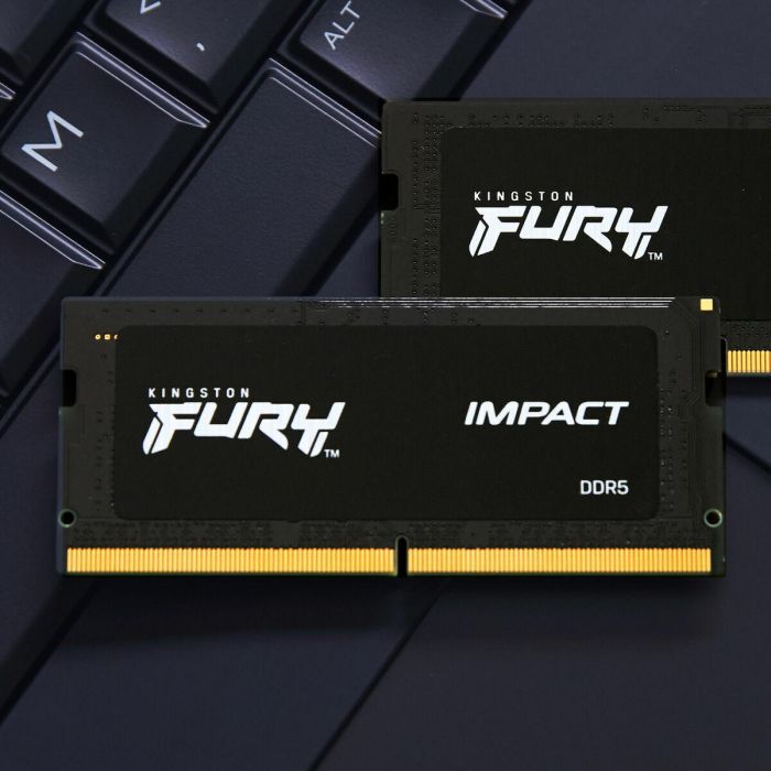 Kingston KIN1686101017997 FURY Impact DDR5 Kit 32 GB (2x16GB) SO-DIMM 262-pin 5600 MHz / PC5-44800 Memoria 40 Kingston KIN1686101017997 FURY Impact DDR5 Kit 32 GB (2x16GB) SO-DIMM 262-pin 5600 MHz / PC5-44800 Memoria 40