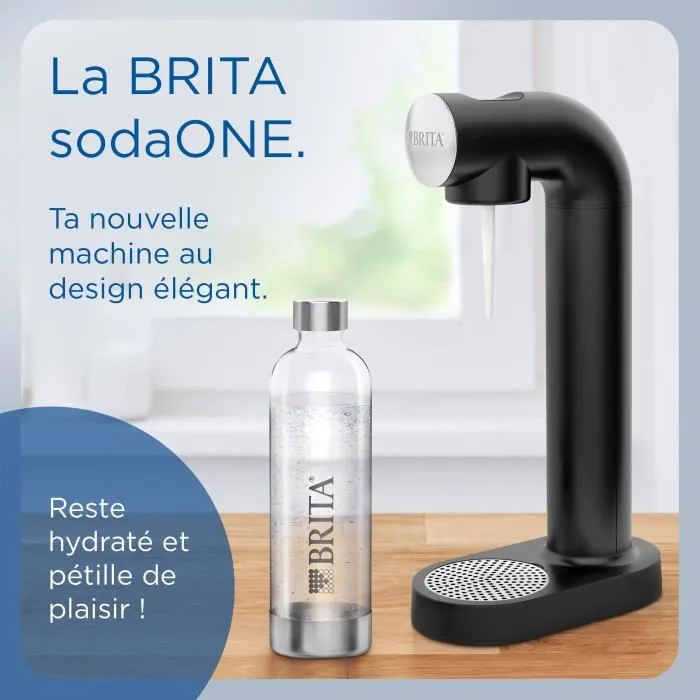 Brita 4006387113193 Máquina de agua con gas sodaONE - Negra 2