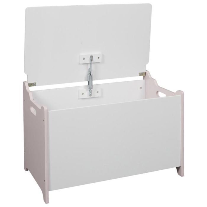 Home Deco Kids Baúl Luna 60x36,5x39 cm para Juguetes con Asas y Tapa Decorada Rosa 4