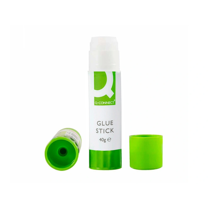 Q-connect Pegamento en Barra 40 gr Ecológico 90% Ingredientes Naturales, Secado Instantáneo para Papel, Cartón y Fotos 2