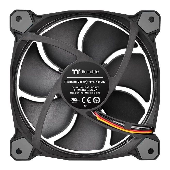 Thermaltake CL-F042-PL12SW-B Ventilador 120mm RGB (3-Pack) para PC, 800-1500 RPM, Iluminación LED, Bajo Ruido 1 Thermaltake CL-F042-PL12SW-B Ventilador 120mm RGB (3-Pack) para PC, 800-1500 RPM, Iluminación LED, Bajo Ruido 1