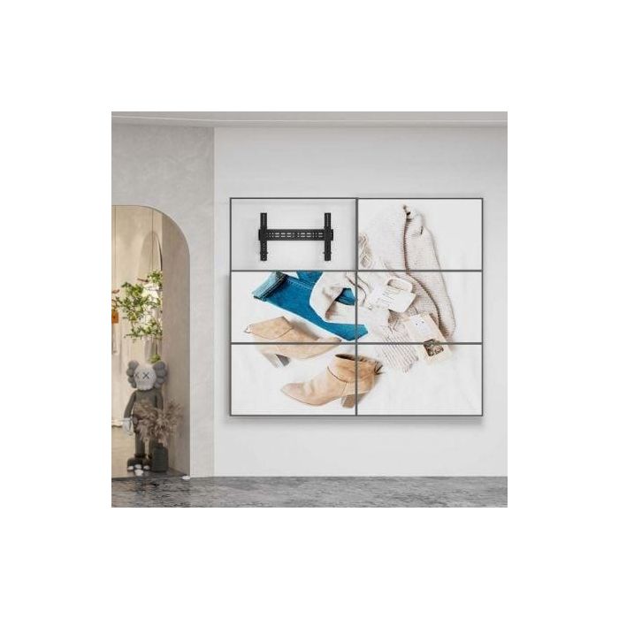 AISENS - SOPORTE PARA VIDEOWALL NIVELABLE Y FUNCION POP-OUT PARA TV 70KG DE 37-70, NEGRO 3
