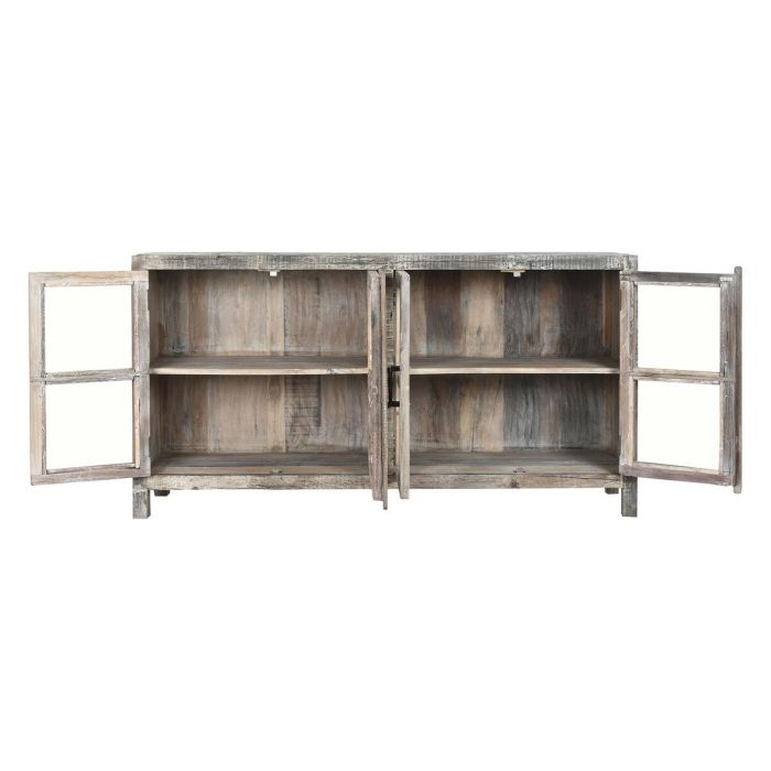 Aparador Home ESPRIT Blanco Marrón Madera Reciclada 170 x 40 x 90 cm 7 Aparador Home ESPRIT Blanco Marrón Madera Reciclada 170 x 40 x 90 cm 7