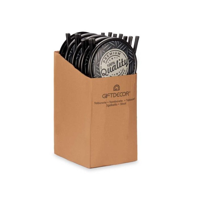 Taburete Plegable Pvc Mate Patas Negras Quality Giftdecor 30X69CM (10 Unidades) 2 Taburete Plegable Pvc Mate Patas Negras Quality Giftdecor 30X69CM (10 Unidades) 2