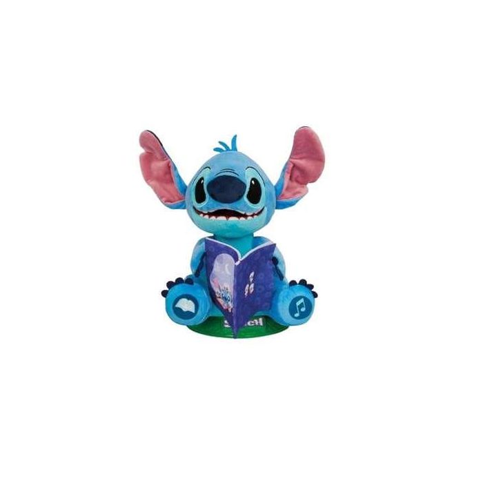 Muñeco Stitch Cuenta Cuentos 25 cm con luces y sonidos, tiene 4 historias y 4 canciones ¡mueve su cuerpo y boca mientas habla o canta! 2