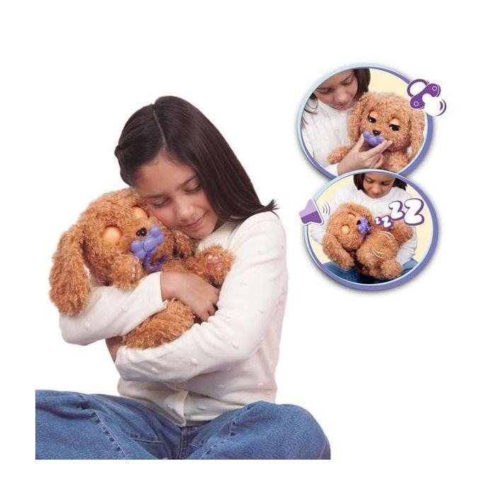 Peluche cachorro Baby Paw Labrador interactivo con más de 15 sonidos y reacciones y 7 funciones ¡su barriguita se mueve cuando respira! 20x29x13 cm 8