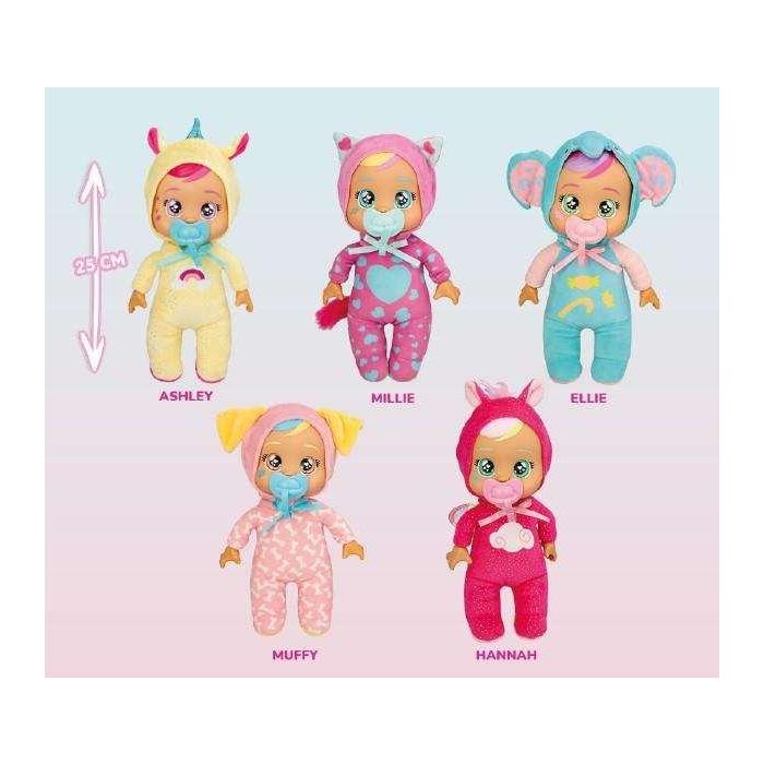 Muñeco Bebe Lloron Tiny Cuddles 26 cm con pijama y chupete ¡listos para ir a la guardería! lloran lágrimas de verdad - Modelos surtidos 1 Muñeco Bebe Lloron Tiny Cuddles 26 cm con pijama y chupete ¡listos para ir a la guardería! lloran lágrimas de verdad - Modelos surtidos 1