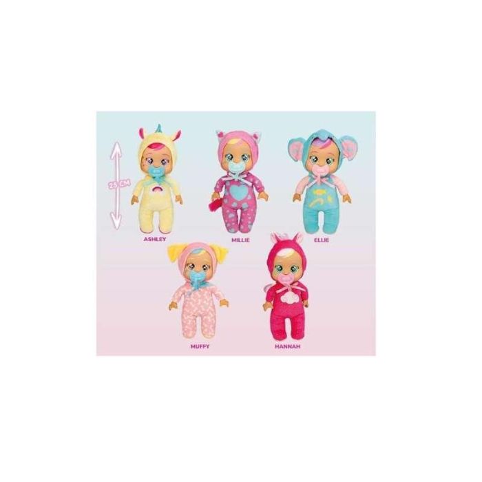Muñeco Bebe Lloron Tiny Cuddles 26 cm con pijama y chupete ¡listos para ir a la guardería! lloran lágrimas de verdad - Modelos surtidos 3 Muñeco Bebe Lloron Tiny Cuddles 26 cm con pijama y chupete ¡listos para ir a la guardería! lloran lágrimas de verdad - Modelos surtidos 3