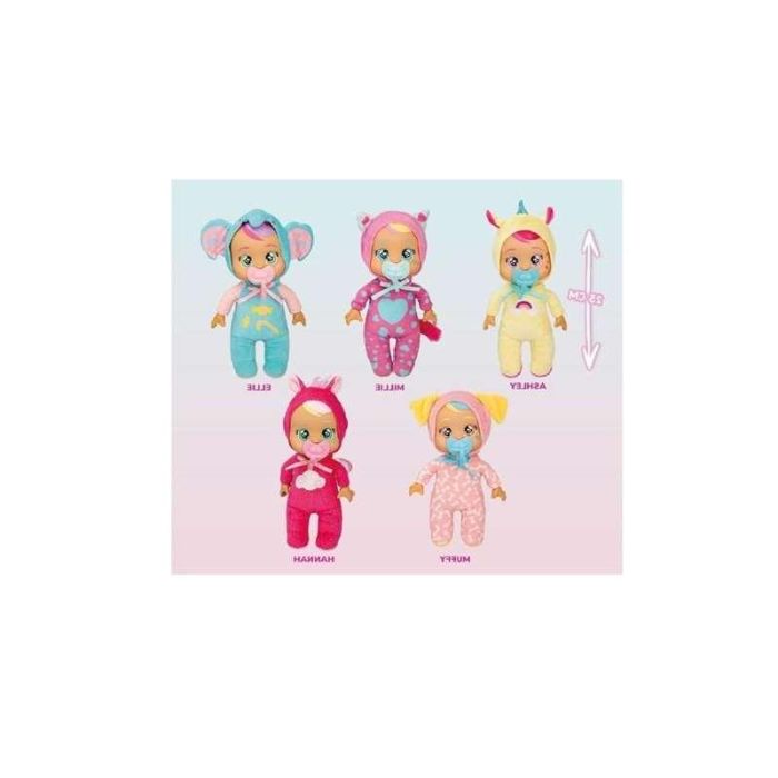 Muñeco Bebe Lloron Tiny Cuddles 26 cm con pijama y chupete ¡listos para ir a la guardería! lloran lágrimas de verdad - Modelos surtidos 4 Muñeco Bebe Lloron Tiny Cuddles 26 cm con pijama y chupete ¡listos para ir a la guardería! lloran lágrimas de verdad - Modelos surtidos 4