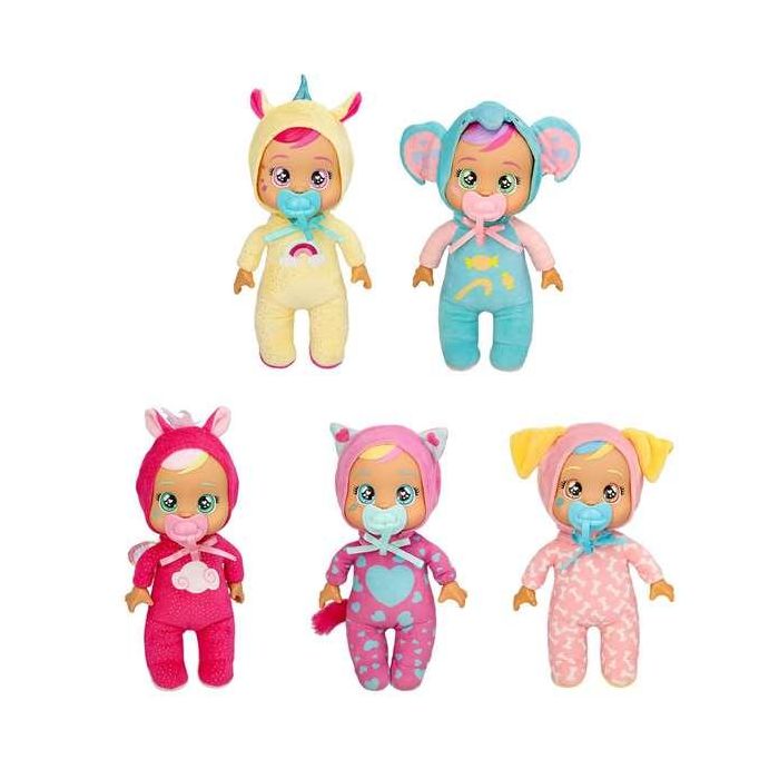 Muñeco Bebe Lloron Tiny Cuddles 26 cm con pijama y chupete ¡listos para ir a la guardería! lloran lágrimas de verdad - Modelos surtidos 5 Muñeco Bebe Lloron Tiny Cuddles 26 cm con pijama y chupete ¡listos para ir a la guardería! lloran lágrimas de verdad - Modelos surtidos 5