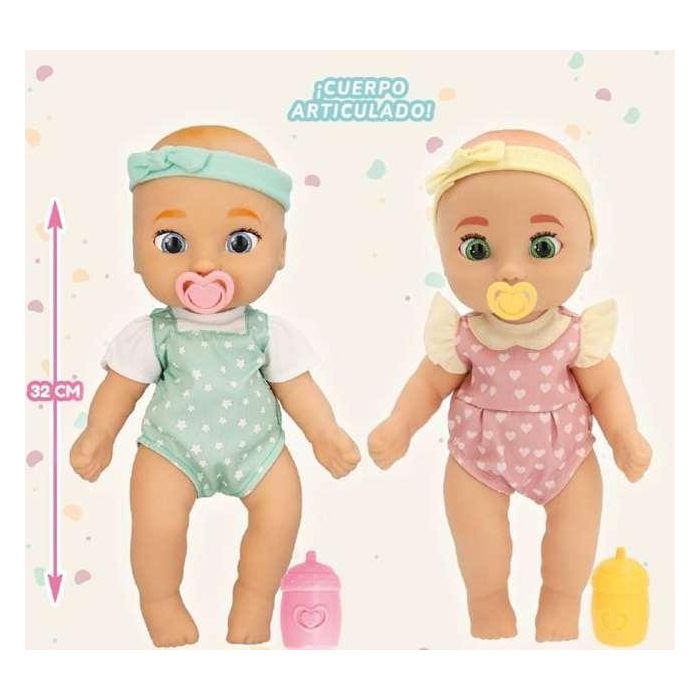 Muñeca Be Loved Babies 38 cm ¡con un acabado que hace que parezcan de verdad! incluyen ropa, diadema, chupete y biberón - Modelos surtidos 2