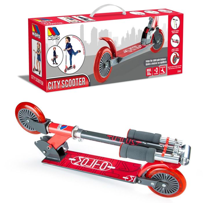 Patinete Scooter Moltó Rojo 72-77 cm 1