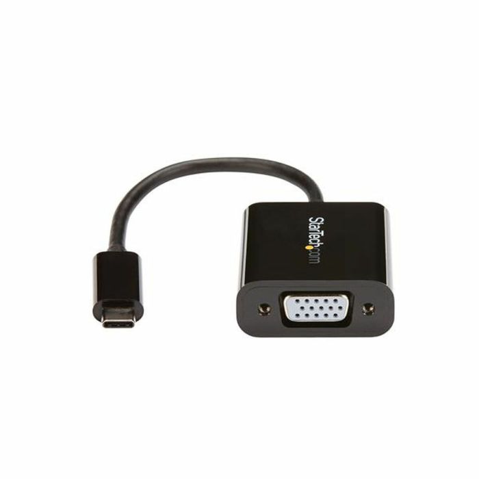 Adaptador USB C a VGA Startech CDP2VGA              Negro 1