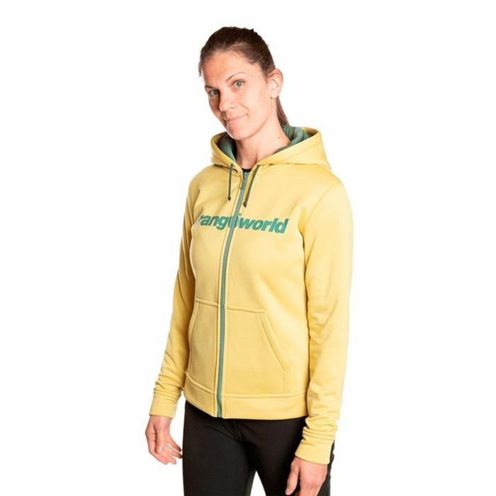 Chaqueta Deportiva para Mujer Trangoworld Liena Con capucha Amarillo M 3