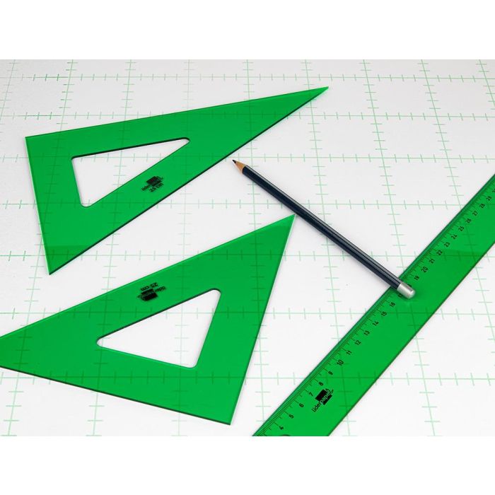 Escuadra Liderpapel 28 cm Acrilico Verde 3