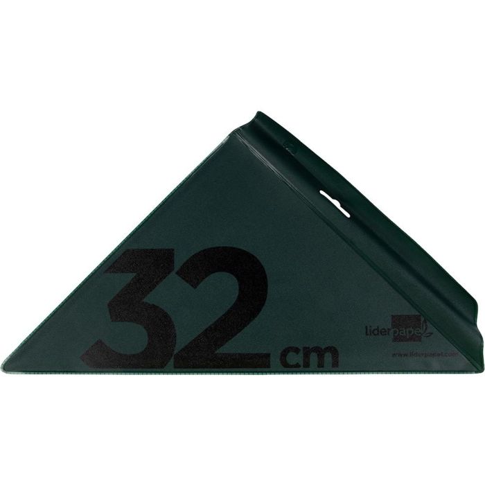 Escuadra Liderpapel 32 cm Acrilico Verde 10 unidades 3