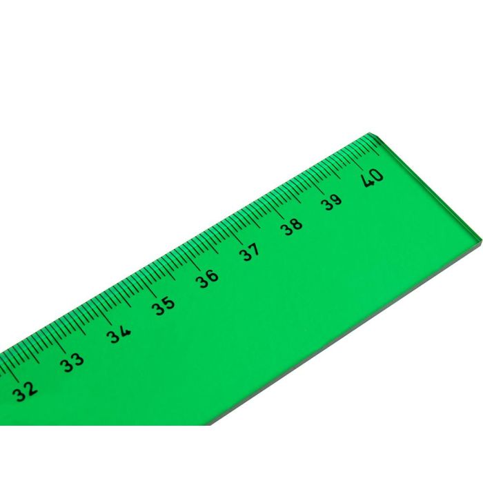 Regla Liderpapel 40 cm Acrilico Verde 1