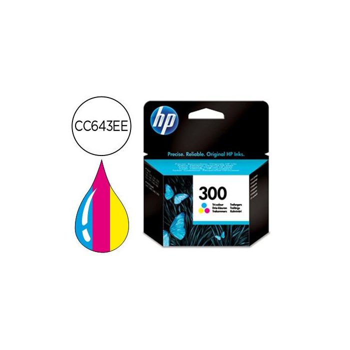 Hp Tinta Tricolor Deskjet D2560-F4280 - Nº 300