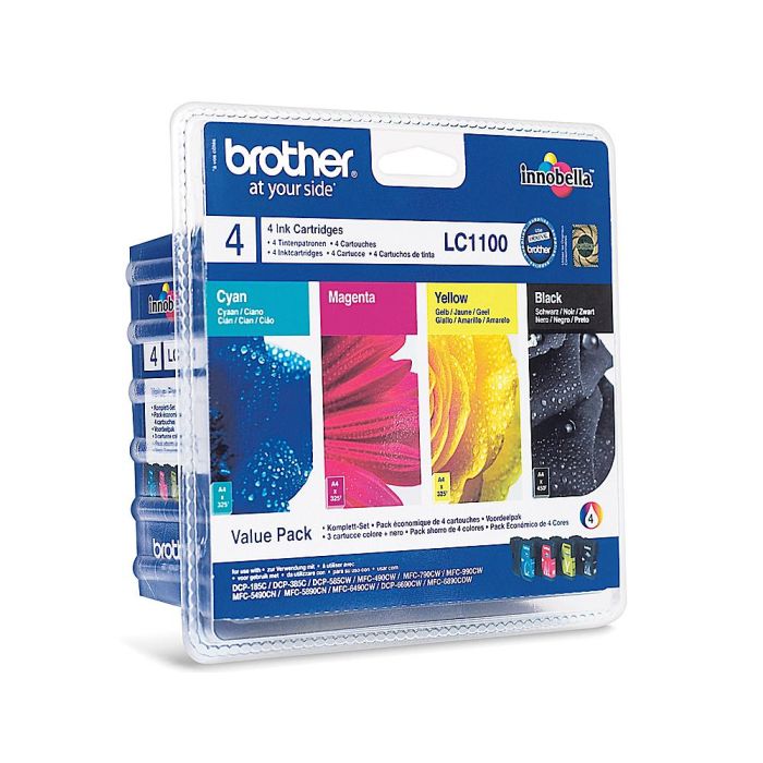 Cartucho de Tinta Original Brother LC-1100VALBP Multicolor 1