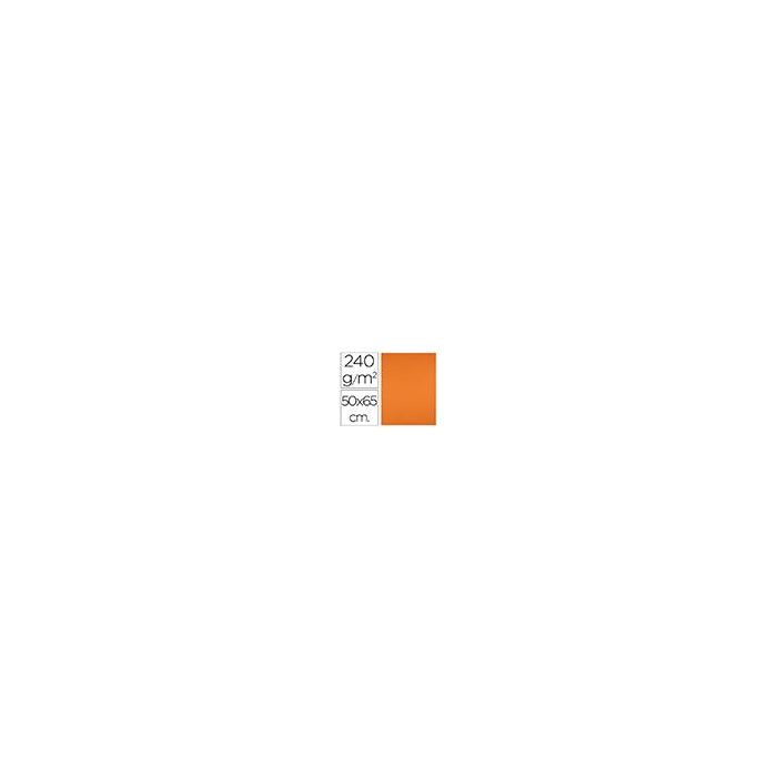 Cartulina Liderpapel 50x65 cm 240 gr-M2 Naranja 125 unidades 1