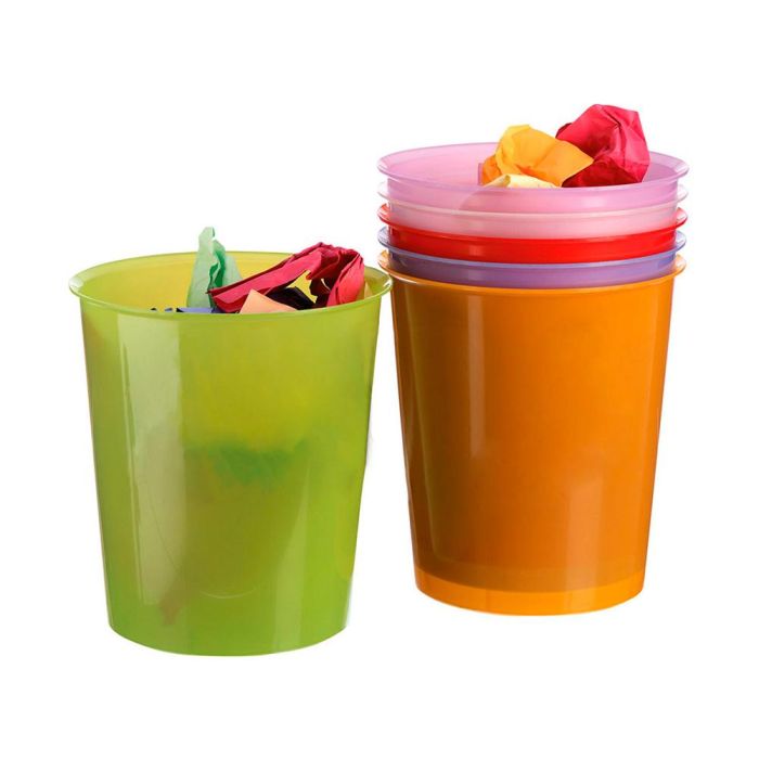 Papelera Plastico Archivo 2000 Violeta Translucido 16 Litros 290x310 mm 1