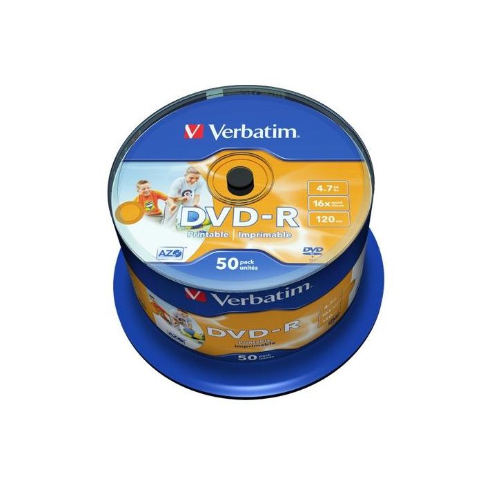 DVD-R Verbatim 43533 4,7 GB 16x (50 Unidades)
