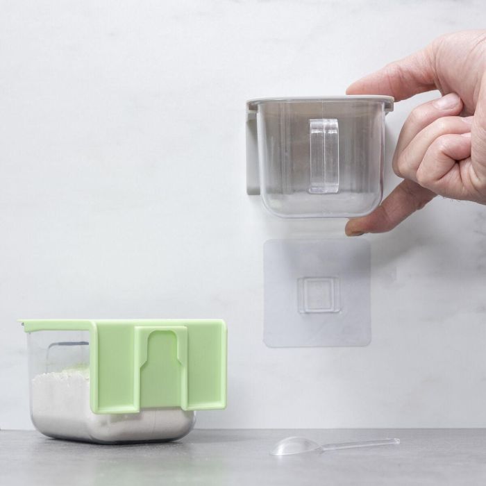 Recipientes de Cocina Adhesivos Extraíbles Handstore InnovaGoods Pack de 2 uds 7 Recipientes de Cocina Adhesivos Extraíbles Handstore InnovaGoods Pack de 2 uds 7
