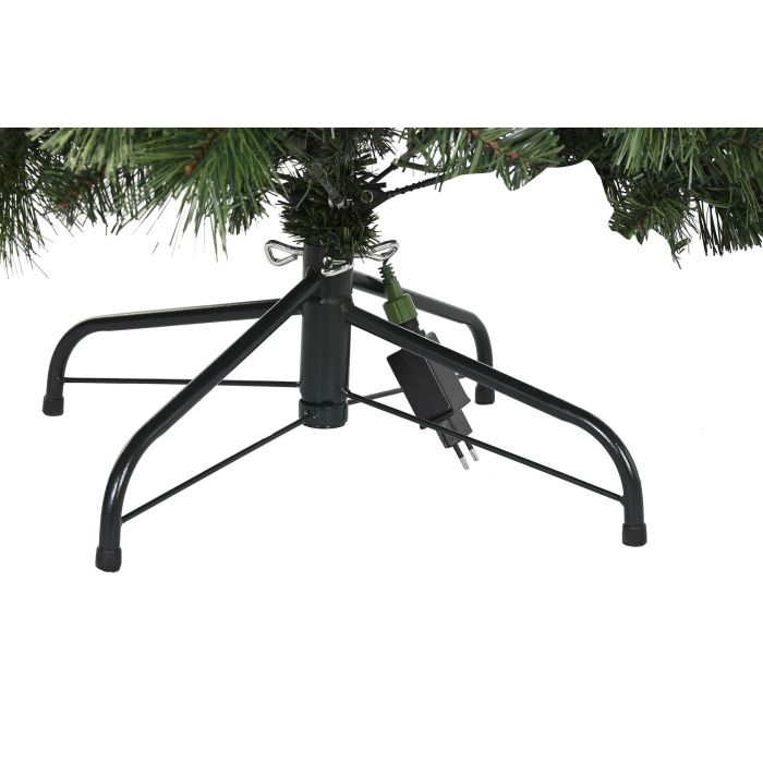 DKD Home Decor Árbol de Navidad Tradicional Red Forest Verde 150leds 80 x 120 x 80 cm 3