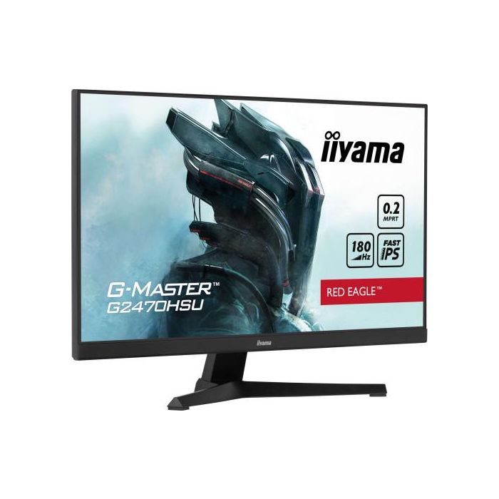 Iiyama G2470HSU-B6 Monitor 24" IPS 180Hz 0.2ms Full HD Negro con 4x USB 3.2 3