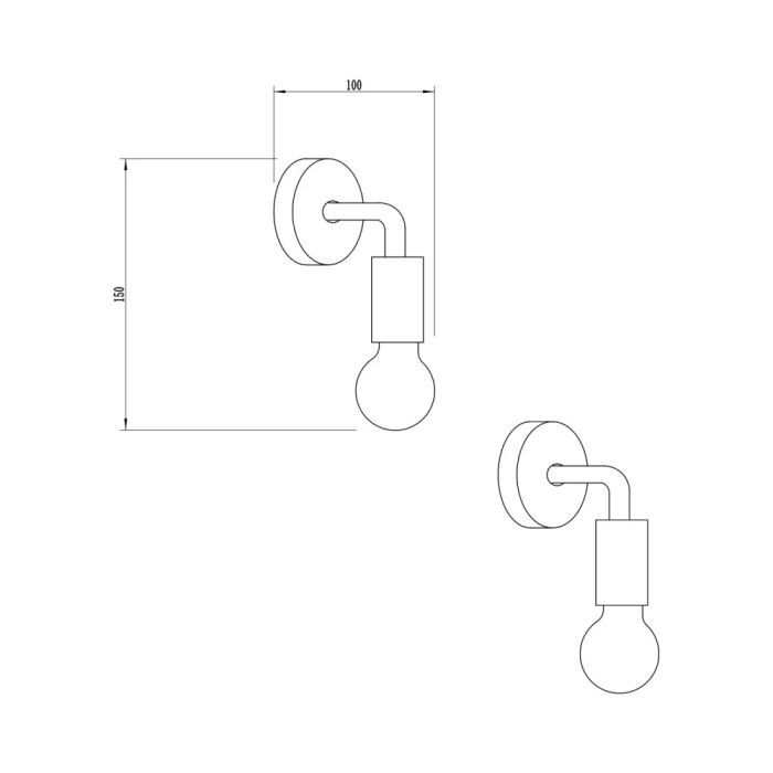 Aplique "Springs" SKD-W1017 Aplique de Pared