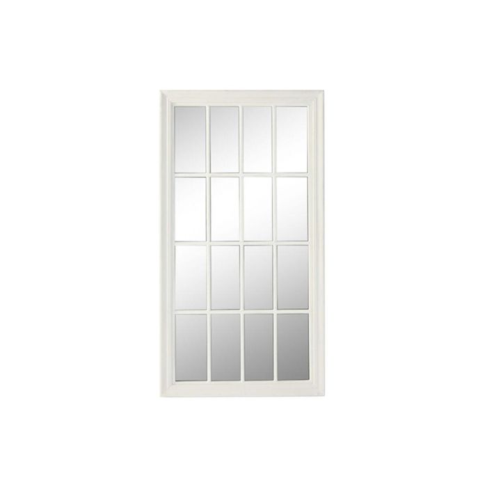 Espejo de pared Home ESPRIT Blanco Ventana 68 x 4 x 128 cm