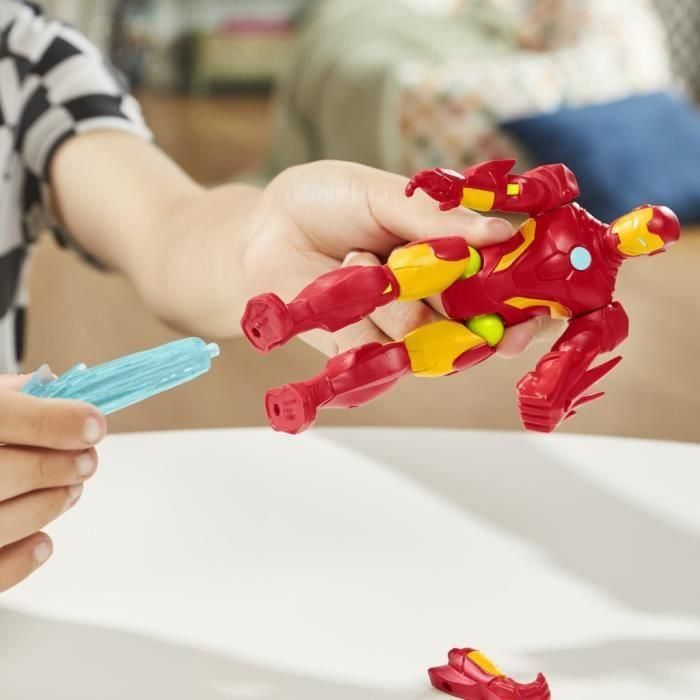 Figura Avengers Mixmashers Iron Man F9269 Hasbro 4 Figura Avengers Mixmashers Iron Man F9269 Hasbro 4