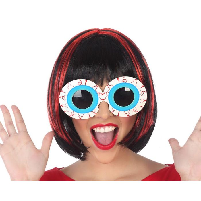 Gafas Ojos Saltones Rojos para Disfraces de Halloween - Accesorio Adulto Multicolor 0 Gafas Ojos Saltones Rojos para Disfraces de Halloween - Accesorio Adulto Multicolor 0
