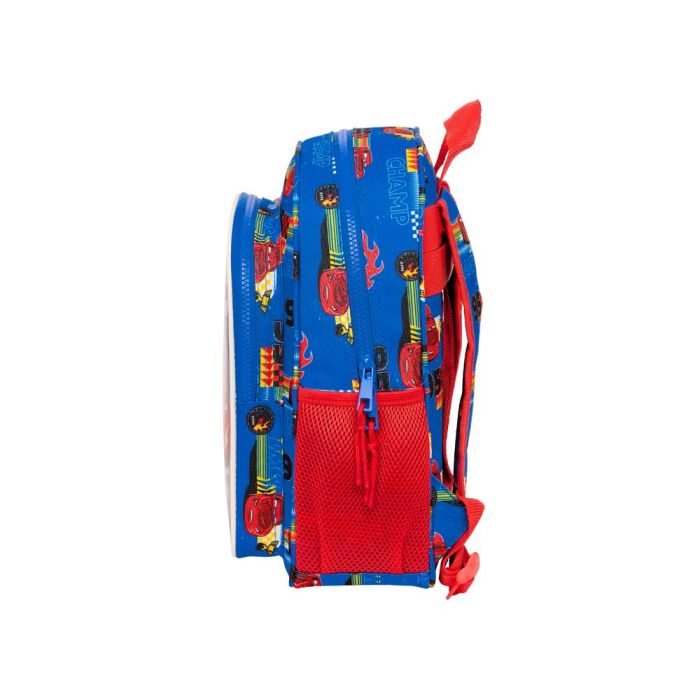 Mochila Escolar Cars Race ready Azul 27 x 33 x 10 cm 2