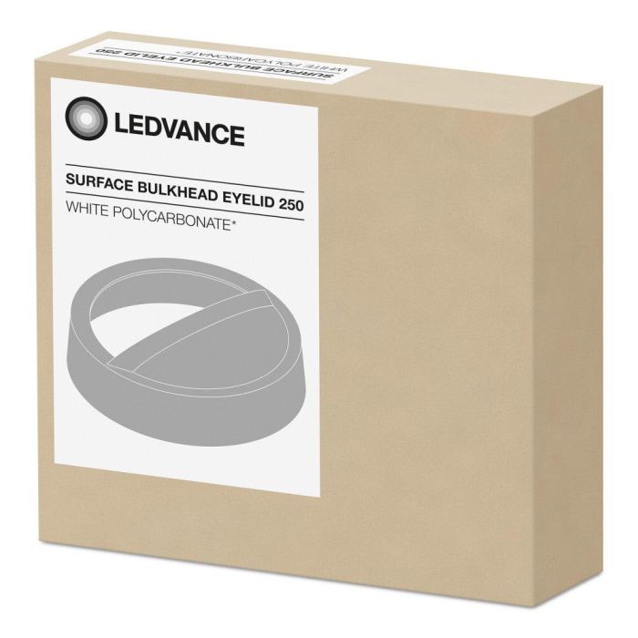 Ledvance LVE-4058075375482 Accesorio Aplique LED Párpado 250mm Carcasa Semi Cubierta IK10 para Plafón Surface Bulkhead 1 Ledvance LVE-4058075375482 Accesorio Aplique LED Párpado 250mm Carcasa Semi Cubierta IK10 para Plafón Surface Bulkhead 1