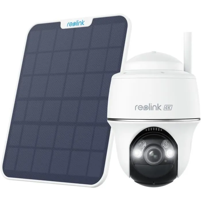 Reolink B440 Cámara exterior con panel solar - Blanco 0 Reolink B440 Cámara exterior con panel solar - Blanco 0
