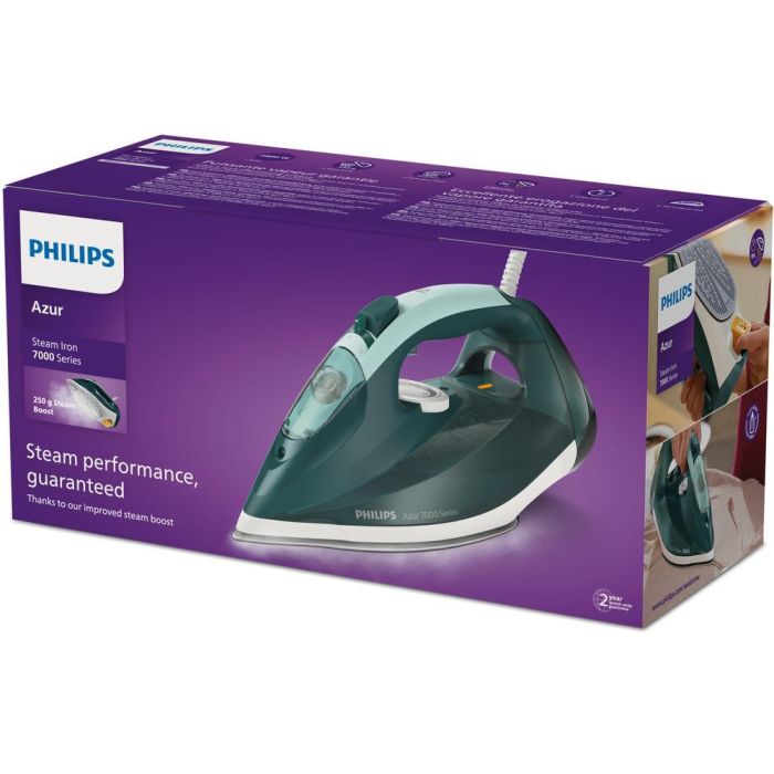 Philips 7000 series DST7031/70 plancha Plancha a vapor Suela SteamGlide Plus 2800 W Verde, Color menta 2 Philips 7000 series DST7031/70 plancha Plancha a vapor Suela SteamGlide Plus 2800 W Verde, Color menta 2