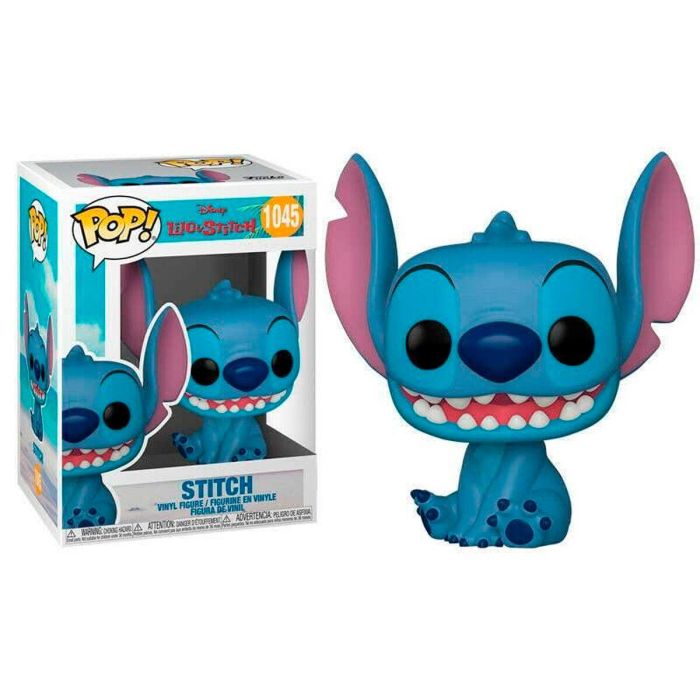 Funko POP Disney: Lilo & Stitch - Smiling Seated Stitch Figura de Vinilo 9cm 1