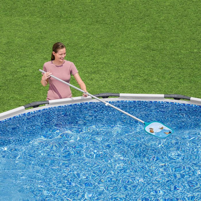 Bestway 58013 - Kit de Mantenimiento para Piscina con Pértiga de 174 cm y Skimmer 1 Bestway 58013 - Kit de Mantenimiento para Piscina con Pértiga de 174 cm y Skimmer 1