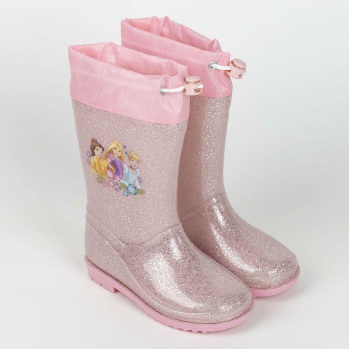 Botas de Agua Infantiles Disney Princess Rosa 4 Botas de Agua Infantiles Disney Princess Rosa 4