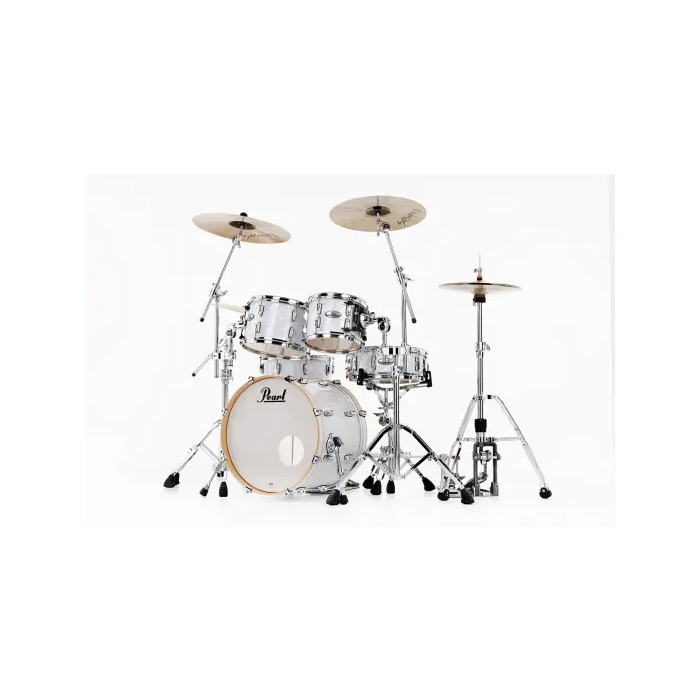 Pearl Batería Profesional 2014Bx/1007T/1208T/1414F - Cascos de Arce Maple White Marine Pearl 3